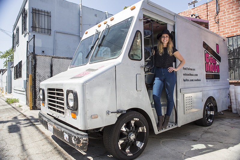 Natasha Case & Coolhaus truck Photo: Vito Nguyen for The Hundreds